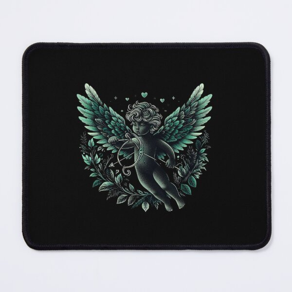 Item preview, Baroque Cupid with Green Wings designed and sold by NerdiPop.