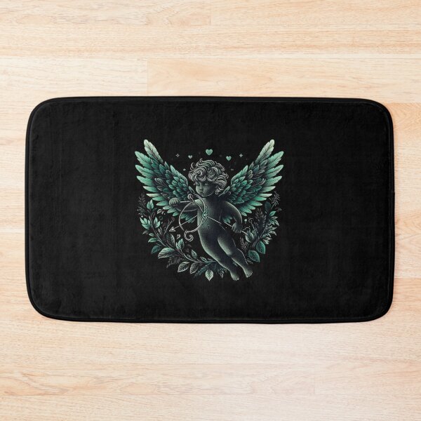 Item preview, Baroque Cupid with Green Wings designed and sold by NerdiPop.