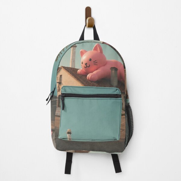 Item preview, Giant pink cat on a factory roof in Lörrach designed and sold by Mauswohn.