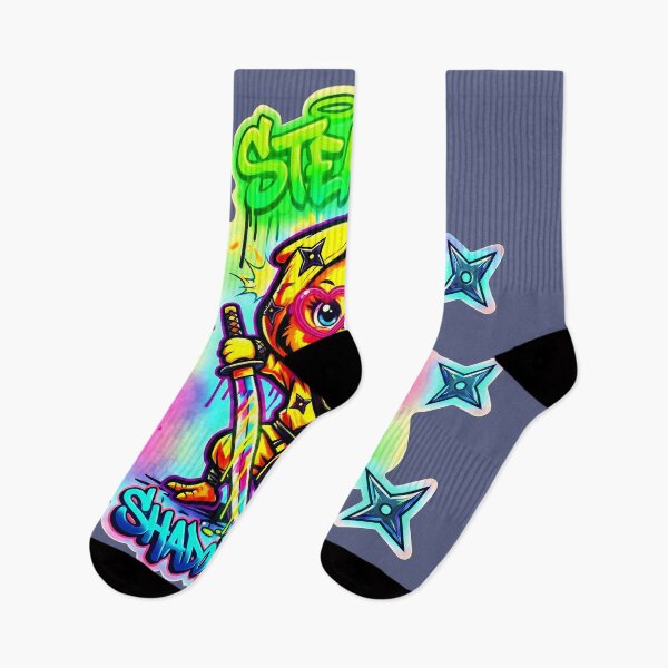 Item preview, Ninja Warrior Street Art – Samurai Urban Fighter Stickers & Apparel designed and sold by Cyber-ART-Studio.