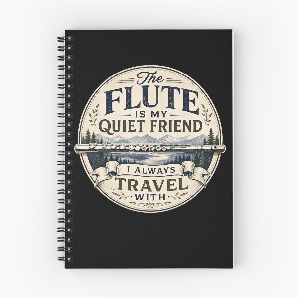Item preview, The flute is my quiet friend I always travel with. designed and sold by FreshPixelArt.
