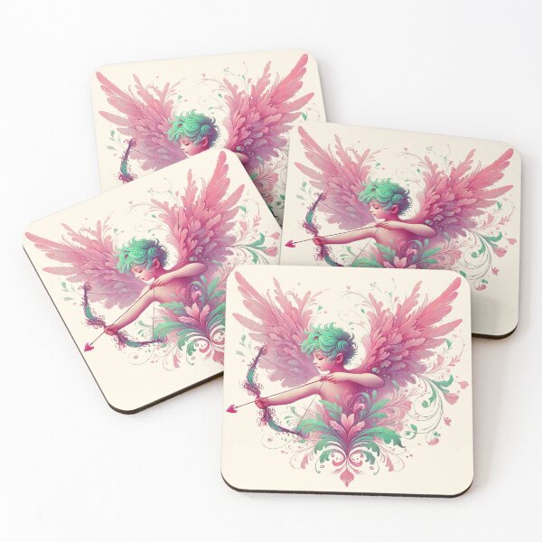 Item preview, Baroque Cupid with Pastel Wings designed and sold by NerdiPop.