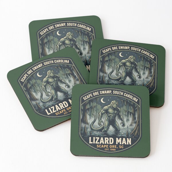 Item preview, Scape Ore Swamp – Lizard Man | National Park Badge Design designed and sold by ElNiro.
