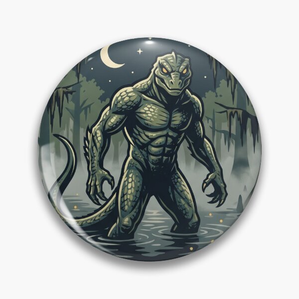 Artikelvorschau, Scape Ore Swamp – Lizard Man | Nationalpark-Abzeichen-Design entworfen und verkauft von ElNiro.