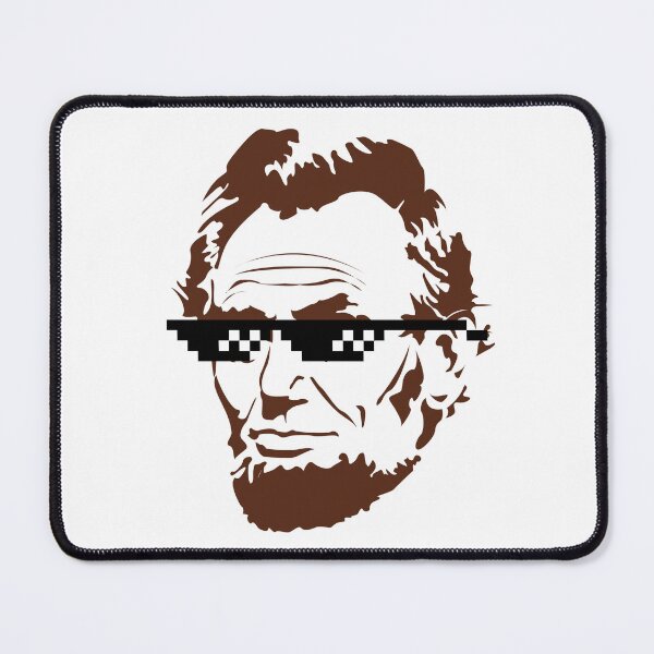 Item preview, Abraham Lincoln Pixel Sunglasses Funny Meme designed and sold by HYPNK.
