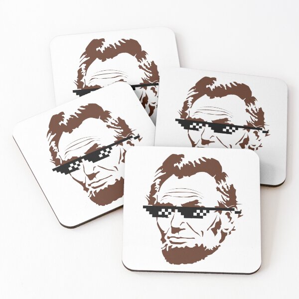 Item preview, Abraham Lincoln Pixel Sunglasses Funny Meme designed and sold by HYPNK.