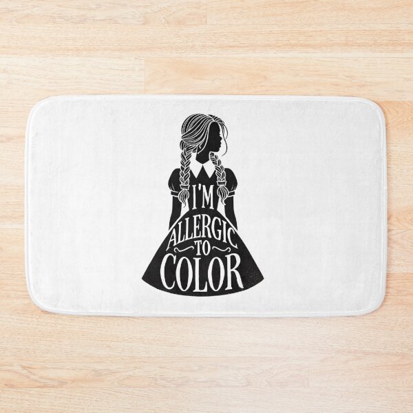 Item preview, Wednesday Addams: I'm Allergic to Color designed and sold by NerdiPop.