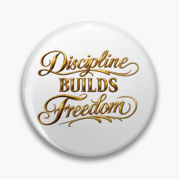 Item preview, Discipline Builds Freedom designed and sold by ChenryConcepts.