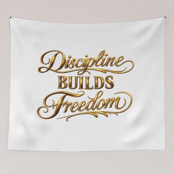Item preview, Discipline Builds Freedom designed and sold by ChenryConcepts.