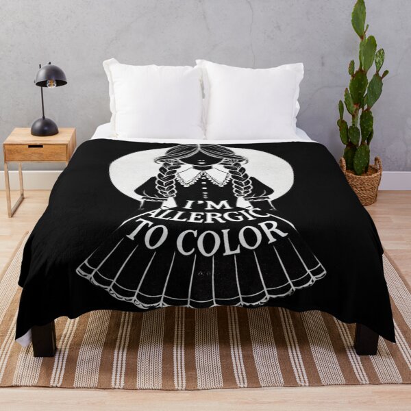 Item preview, Wednesday Addams: I'm Allergic to Color designed and sold by NerdiPop.