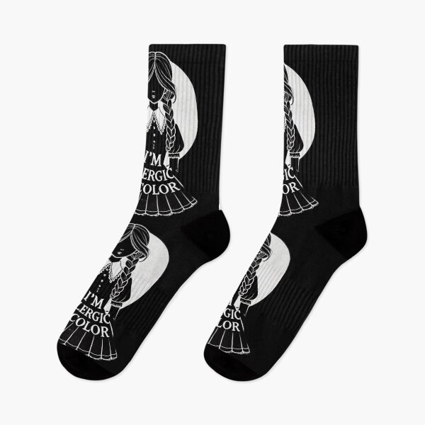 Item preview, Wednesday Addams: I'm Allergic to Color designed and sold by NerdiPop.