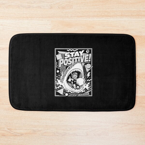 Item preview, Stay Positive Funny Shark Diver 90s  designed and sold by graphixpolash.