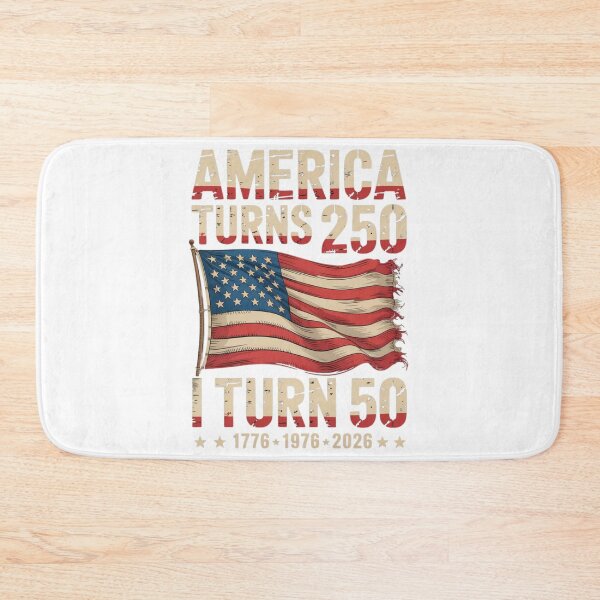 Item preview, America Turns 250 I Turn 50 Vintage 1976 50th Birthday, Patriotic designed and sold by ConcepTWM.