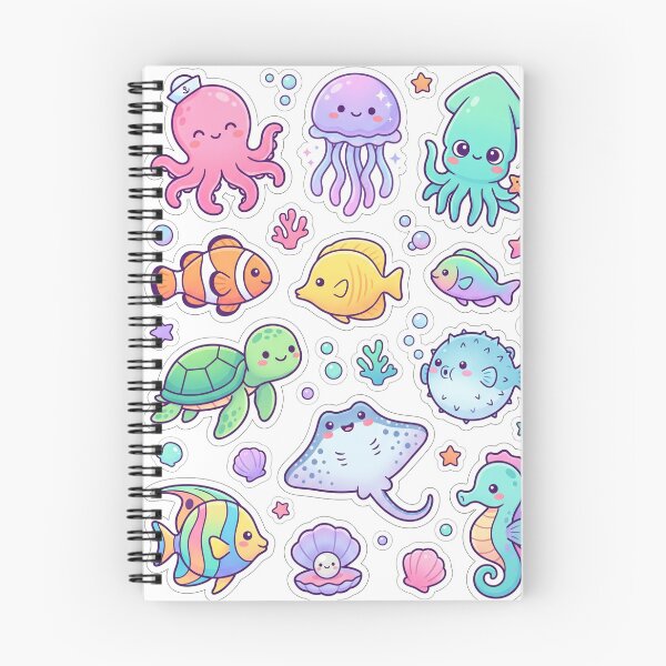 Item preview, Cephalopod Kawaii Ocean Creatures designed and sold by atwalstore1992.