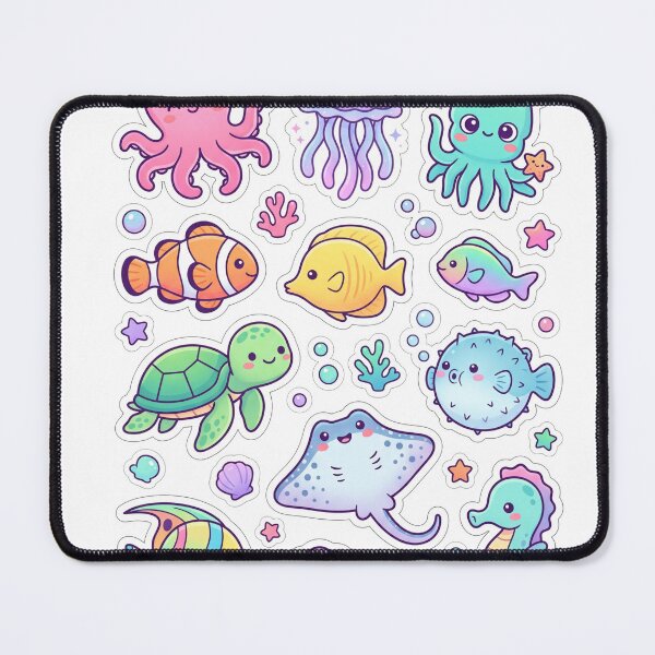 Item preview, Cephalopod Kawaii Ocean Creatures designed and sold by atwalstore1992.