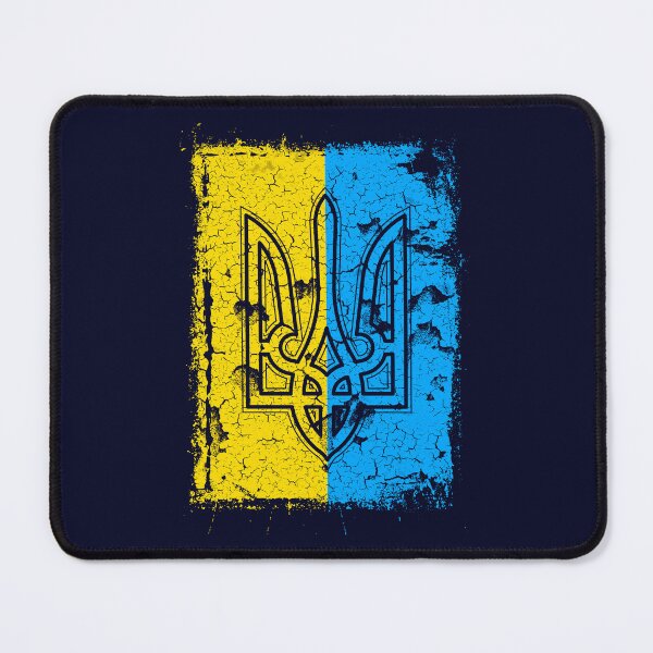 Item preview, Copy of Stand with Ukraine Retro Vintafe Flag Trident designed and sold by Artycom.