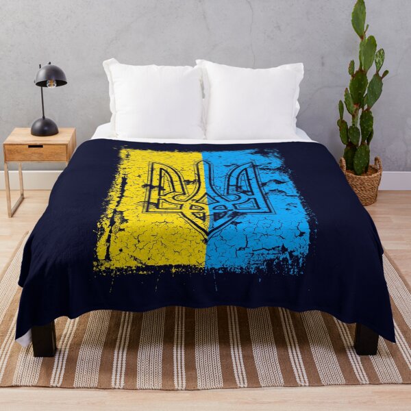 Item preview, Copy of Stand with Ukraine Retro Vintafe Flag Trident designed and sold by Artycom.