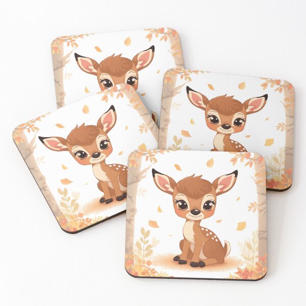 Item preview, Cute deer designed and sold by CozyAnimalArt.