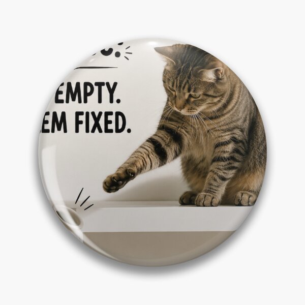 Item preview, Cat Logic Shelf Empty Problem Fixed designed and sold by LovelyCatGalaxy.