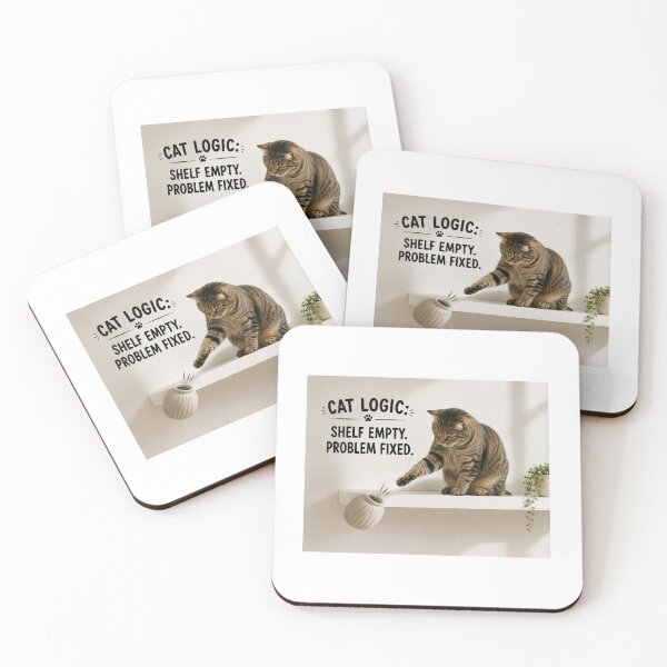 Item preview, Cat Logic Shelf Empty Problem Fixed designed and sold by LovelyCatGalaxy.