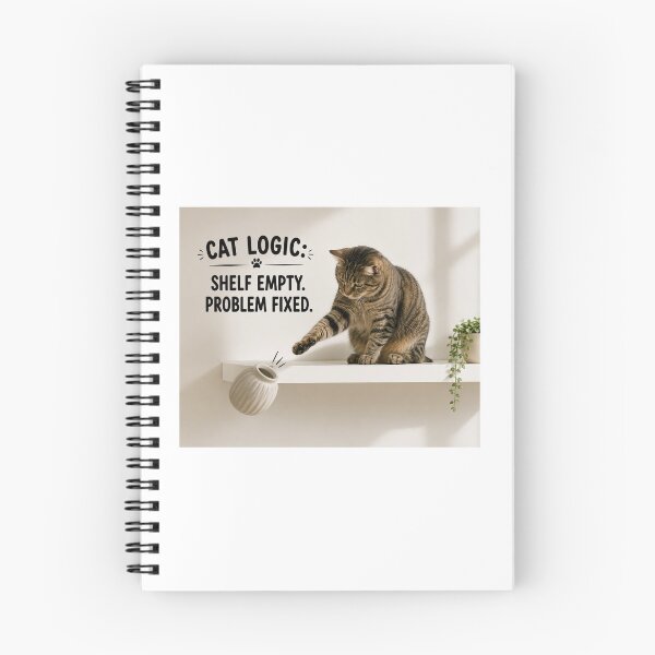 Item preview, Cat Logic Shelf Empty Problem Fixed designed and sold by LovelyCatGalaxy.