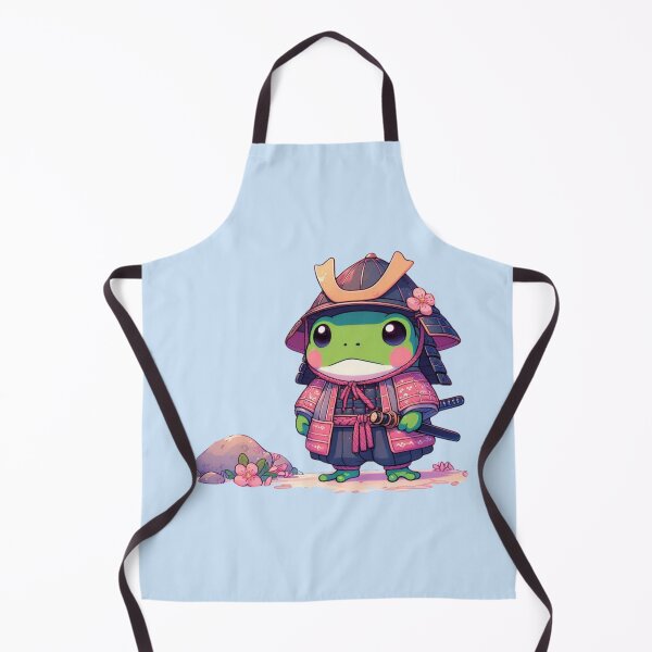 Item preview, Kawaii Frog Samurai designed and sold by NerdiPop.