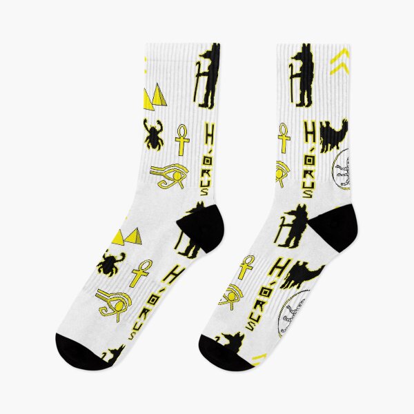 Item preview, Ancient Egypt Symbols Gold Pixel art designed and sold by RetroRlx.