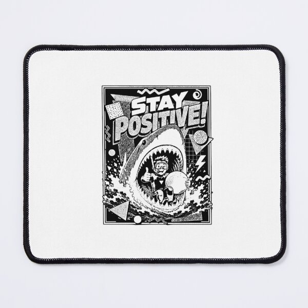 Item preview, Stay Positive Funny Shark Diver 90s designed and sold by graphixpolash.