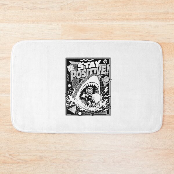 Item preview, Stay Positive Funny Shark Diver 90s designed and sold by graphixpolash.