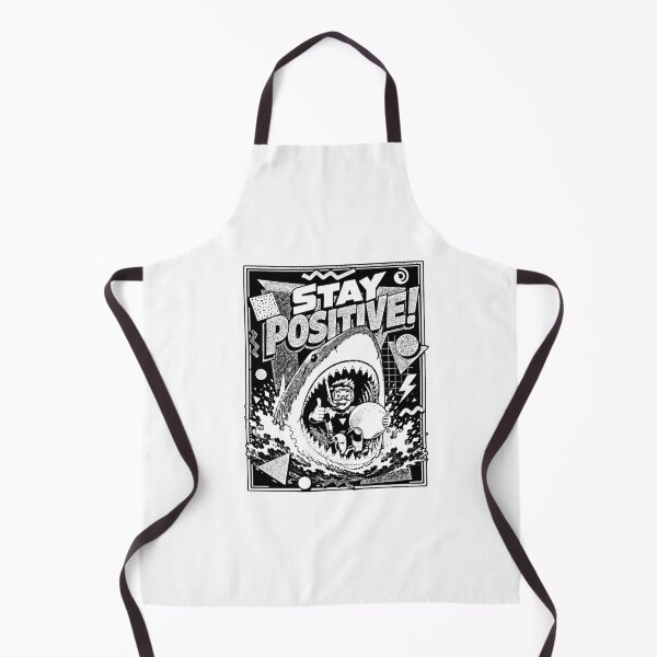 Item preview, Stay Positive Funny Shark Diver 90s designed and sold by graphixpolash.