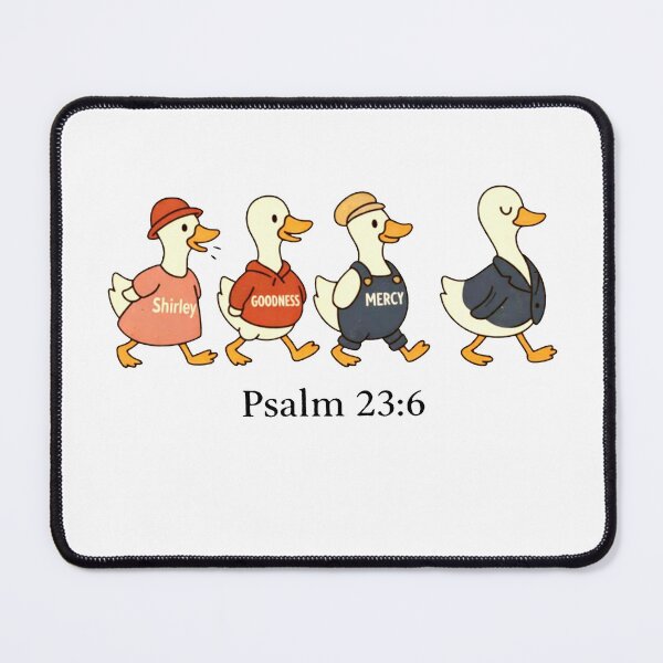 Item preview, Christian Goose Shirt, Funny Psalm 23 6 Tee, Goodness and Mercy designed and sold by VegaPPAr.