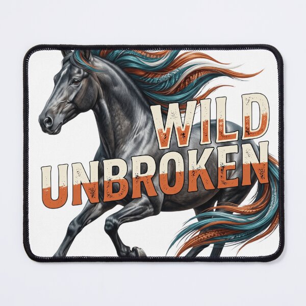 Item preview, Wild Unbroken Majestic Horse - Freedom Mustang Spirit designed and sold by veloramode.