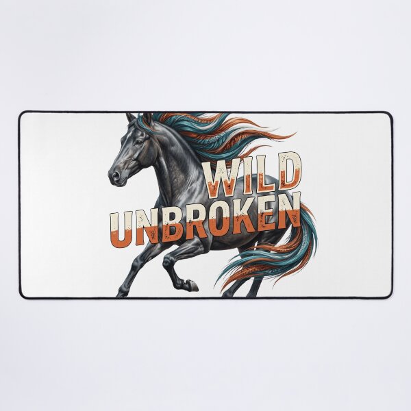 Item preview, Wild Unbroken Majestic Horse - Freedom Mustang Spirit designed and sold by veloramode.