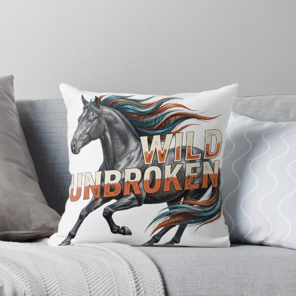Item preview, Wild Unbroken Majestic Horse - Freedom Mustang Spirit designed and sold by veloramode.