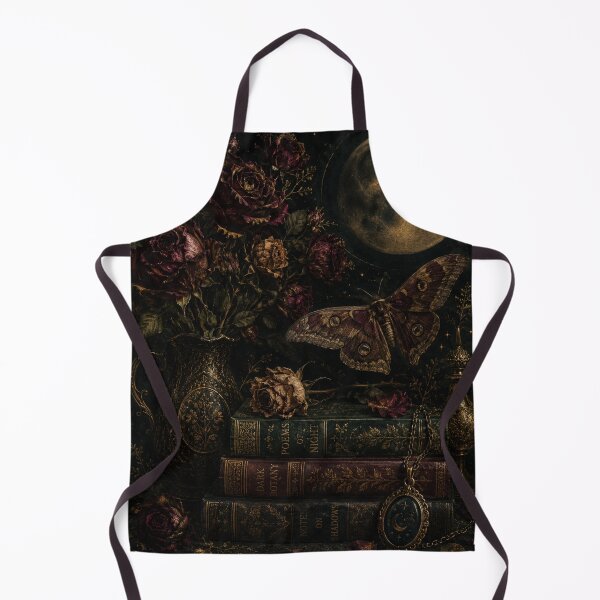 Item preview, Dark Botanical Moon Art | Gothic Roses Moth Vintage Aesthetic designed and sold by irfanshikh.