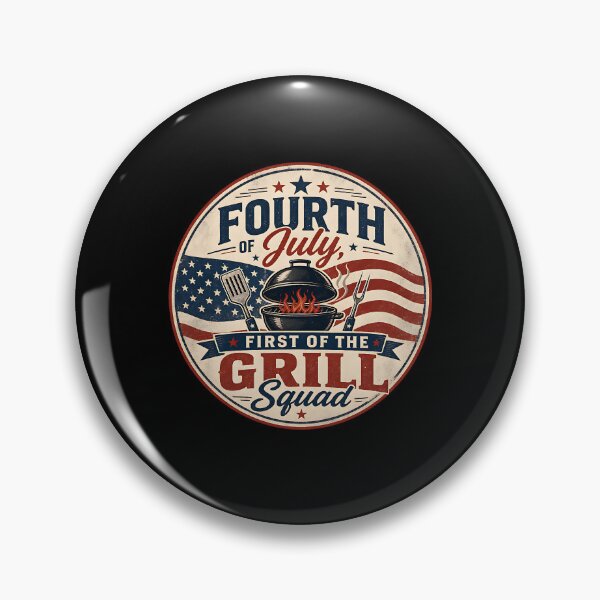 Item preview, Fourth of July, First of the Grill Squad designed and sold by FreshPixelArt.