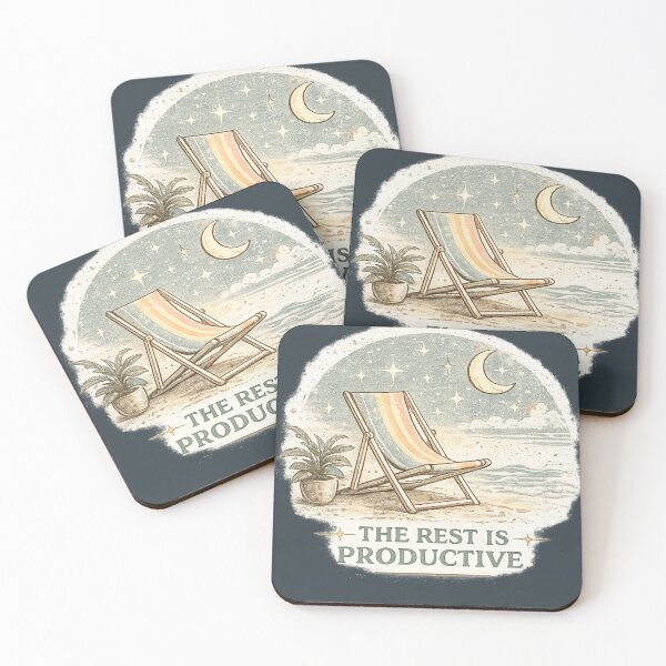 Item preview, The Rest Is Productive – Vintage Rest & Relaxation Aesthetic designed and sold by BeaVibes.