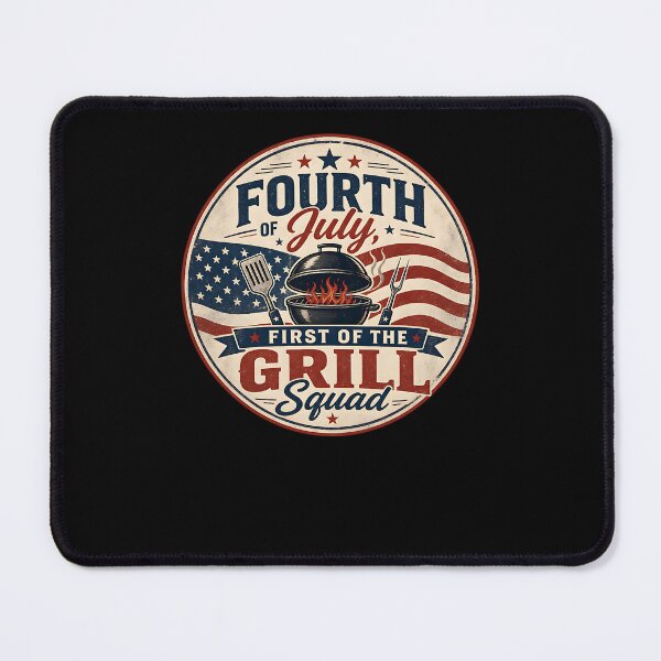 Item preview, Fourth of July, First of the Grill Squad designed and sold by FreshPixelArt.