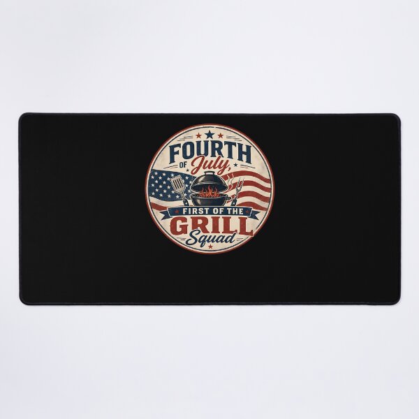 Item preview, Fourth of July, First of the Grill Squad designed and sold by FreshPixelArt.