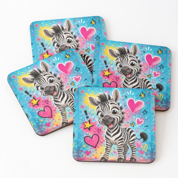 Item preview, Cute Baby Zebra Pop Art designed and sold by Rohan132.