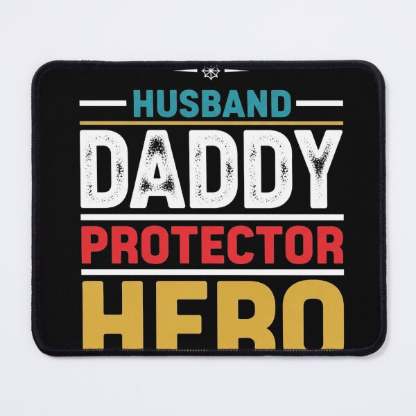 Item preview, Husband Daddy Protector Hero Minimalist Quote Cool Dad designed and sold by Designs-RZ.