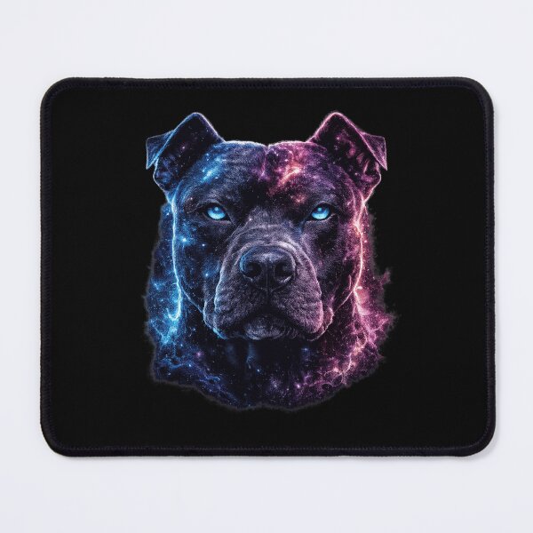 Item preview, Pit Bull Galaxy Cosmic Guardian Nebula Dog Art designed and sold by AMICO77.