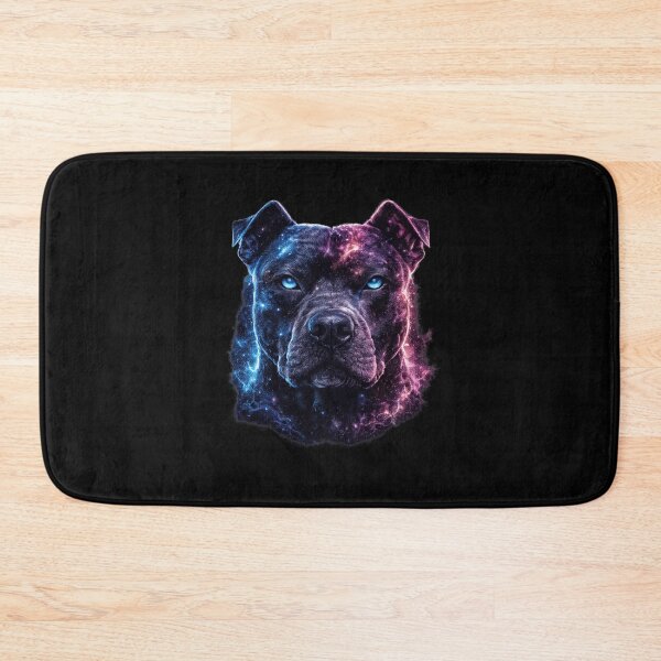 Item preview, Pit Bull Galaxy Cosmic Guardian Nebula Dog Art designed and sold by AMICO77.