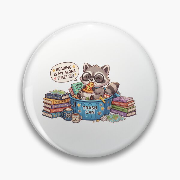 Item preview, Bookworm Trash Panda AF Tee | Reading Is My Alone Time Superpower Raccoon designed and sold by Ashley critters.