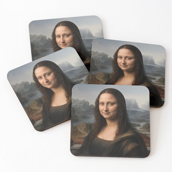 Item preview, Mona Lisa Photo Print | Modern Dark Academic Decor | Realistic Renaissance Wall Art designed and sold by GSizzle1.
