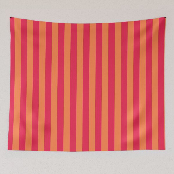 Item preview, Orange and pink stripes designed and sold by RishabhArts1.