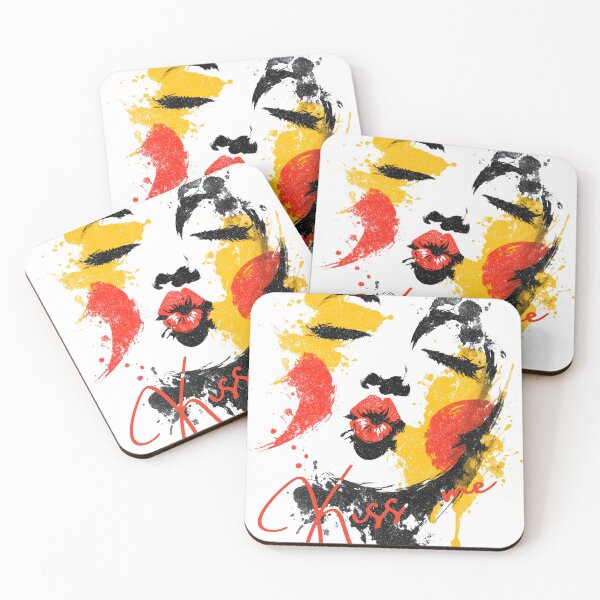 Item preview, Splash Face | Bold Sumi-e Pop Art Portrait designed and sold by Chaaa-han.