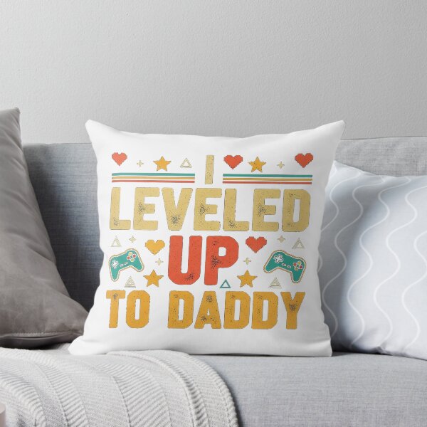 Item preview, I Leveled Up To Daddy Simple Funny Gaming Dad Humor Tee designed and sold by Designs-RZ.