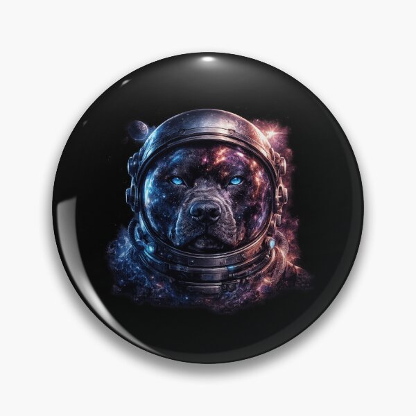 Item preview, Pit Bull Galaxy Astronaut Space Dog Cosmic Edition designed and sold by AMICO77.