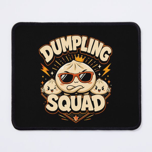Item preview, Vintage Dumpling Squad Shirt, Funny Soup Dumplings Tee, Asian Cuisine Foodie Gift for Friends or Food Lovers  designed and sold by THREE LITTLE BEANS.